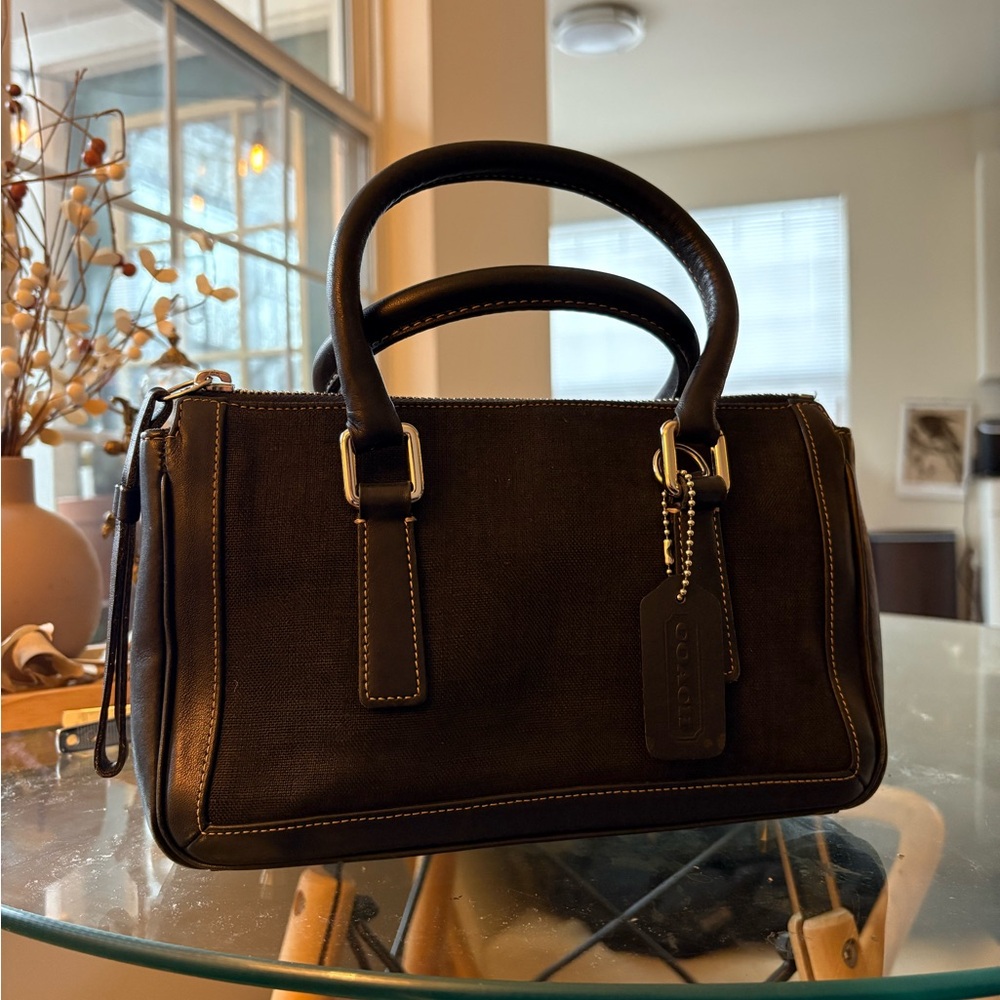 Vintage Coach Legacy Zip Satchel | Bonnie Cashin | 9436 | Costa Rica 2000 | GUC - Picture 3 of 16